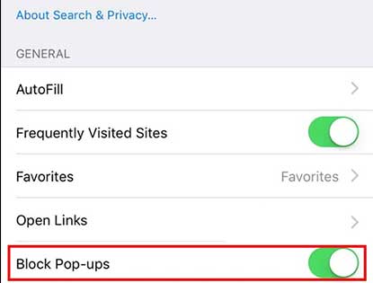 Cara Menghilangkan Iklan Pop Up di iOS