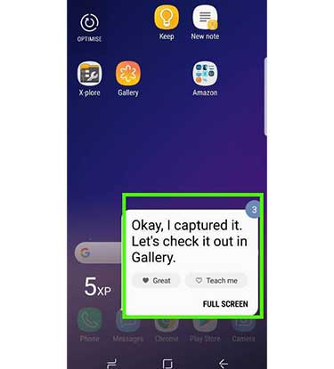 SS HP Samsung Menggunakan Bixby