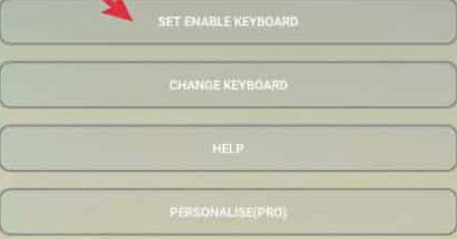 2. Set Enable Keyboard