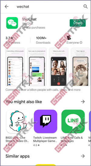 Download dan Instal WeChat