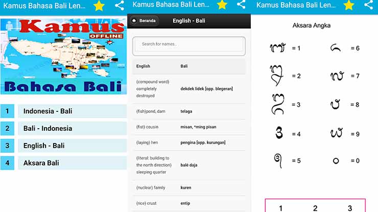 Kamus Bahasa Bali Lengkap Offline