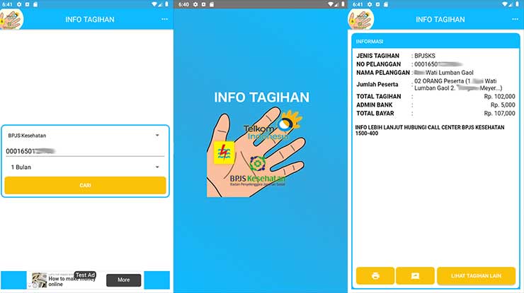 Info Tagihan