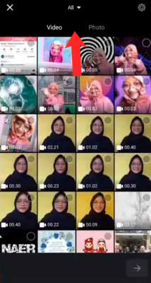 cara membuat video blur di aplikasi vn