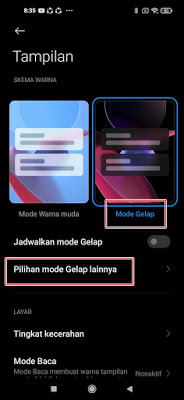 how to make your tiktok dark mode on android