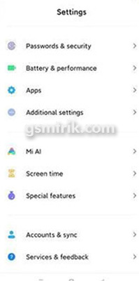 Screen Time Xiaomi MIUI 11