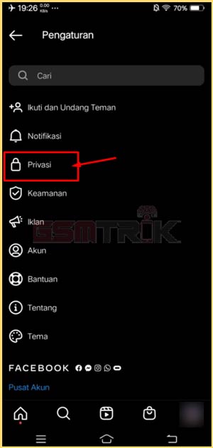 4 Pilih Privasi Android