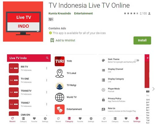 TV Indonesia Live Sebagai Aplikasi Live Streaming MotoGP