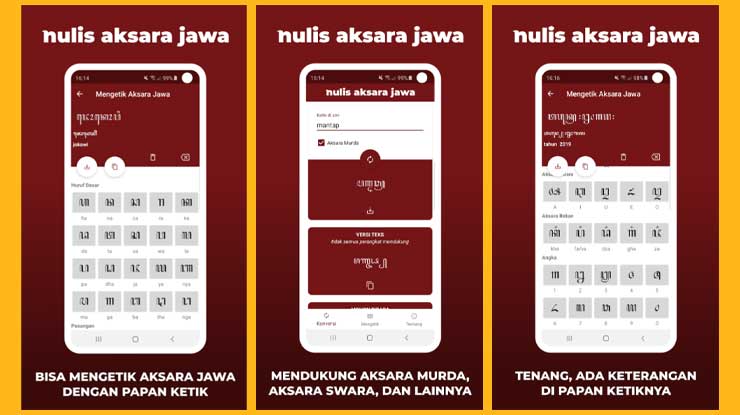 Aplikasi Translate Nulis Aksara Jawa