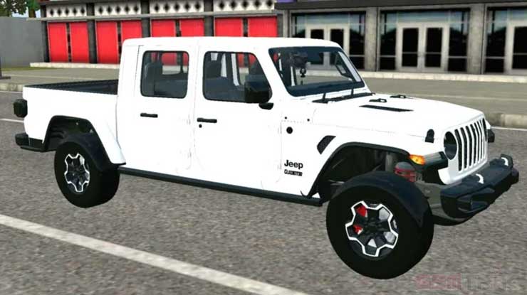 Mod Bussid Jeep Gladiator Rubicon