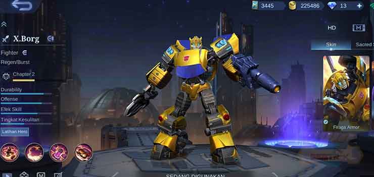 Skin X Borg ML x Transformers Bumblebee